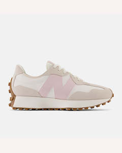 New Balance 327 Sneaker - Moonbeam with Stone Pink