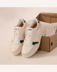 Clothing: Woden Bjork Mix Sneaker - Botanical/Blanc de Blanc