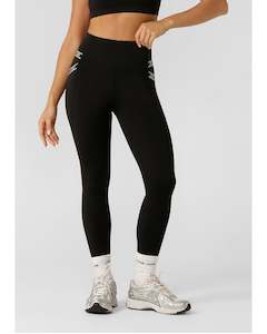 Lorna Jane Iconic Swift Ankle Biter Leggings - Black