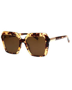 Reality Danceteria Sunglasses - Honey Turtle