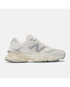 New Balance 9060 Sneaker -  Sea Salt with Concrete and Silver Metallic