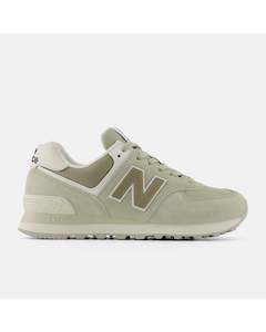 New Balance 574 Sneaker - Olivine with Dark Stoneware and Turtledove