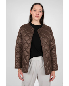 Marlow Alpine Quilted Jacket - Espresso