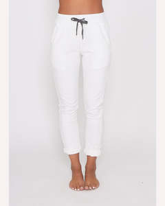 Monaco Jeans Riley Denim Jogger - White