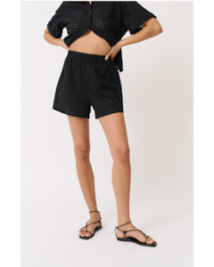 Cartel & Willow Bella Short - Black Broderie