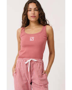 Cartel & Willow Tarrah Tank - Dusty Rose