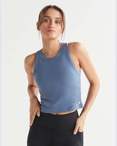 Lilybod Harmony Rib Tank - Dusty Blue