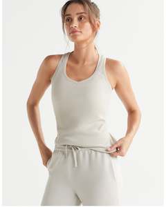 Lilybod Leera Long Rib Tank - Sand