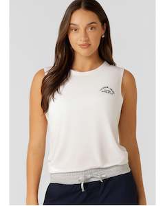 Lorna Jane Lotus Muscle Tank - White