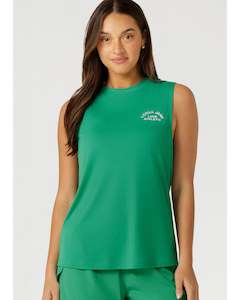 Lorna Jane Lotus Muscle Tank - Sea Glass