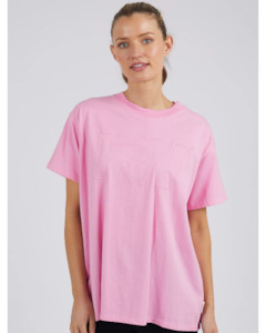 Foxwood Embroidery Tee - Pink