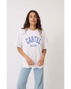 Cartel & Willow Sadie Tee - White Azure