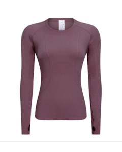 Fearless Club Inspire Long Sleeve Top - Plum