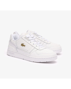 Lacoste T-Clip Sneaker - White/Gold