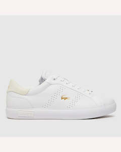 Lacoste Powercourt Sneaker - White/Gold