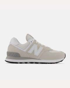 Clothing: New Balance 574 Sneaker - Nimbus Cloud with White