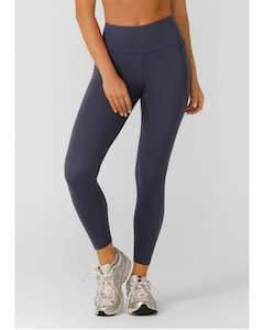 Lorna Jane Amy No Ride Phone Pocket Ankle Biter Tech Leggings - Ash Blue