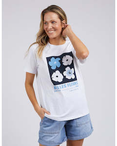 Elm Belle Fleurs Tee - White