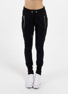 Clothing wholesaling: Escape Trackies Black/Silver