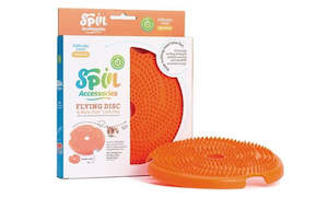 Pet: Spin Slow Feeder Accessories Lick Flying Disc Orange