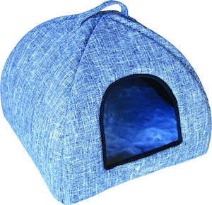 Pet: Bed Cattitude Igloo Woven Grey