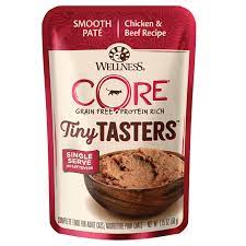 Pet: Wellness Core Tasters Chicken & Beef Pate Cat Food 50g