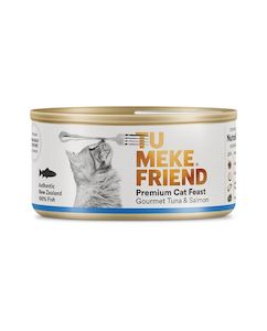 Tu Meke Feast Cat Gourmet Tuna & Salmon 85g