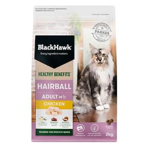 Black Hawk Healthy Benefits Cat Food- Hairball 2kg