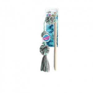 Pet: AFP Yarn Pom Wand Cat Toy 2914