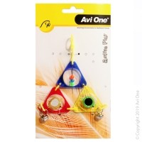 Avi One Bird Toy Triangle Pyramid