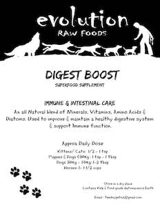 Digest Boost Health Supplement For Dogs & Cats 200gm