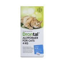 Drontal Cat Allwormer 4kg 2pk