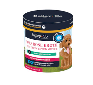 Bailey & Co Beef Bone Broth Paws with Green Lipped Mussel 30g