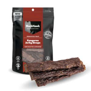 Black Hawk Kangaroo Straps Dog Treats 100g