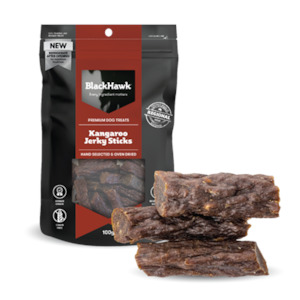 Black Hawk Kangaroo Sticks Dog Treats 100g