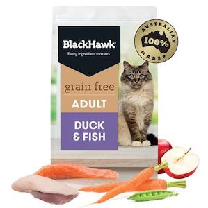 Pet: Black Hawk Grain Free Duck & Fish Cat Food