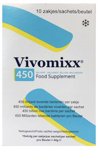 Health supplement: Vivomixx 450 Probiotic 10 Sachets