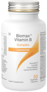 Health supplement: Biomax® Activated B Complex Liposomal 30VC