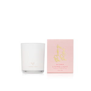 Living Light Soy Candle Mini - Peony Rose