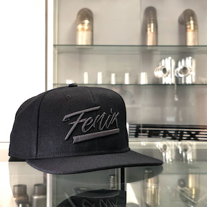 Fenix Script Snapback - Black