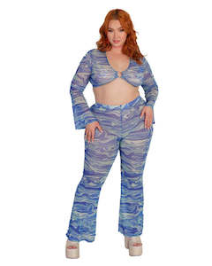 Clothing: Keepin' It Swirly Mesh Two Piece