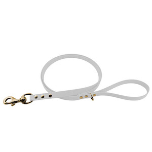 White Clip Lead - Biothane Fetch Gear