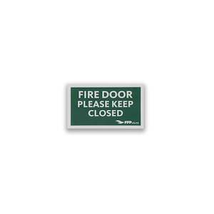 Signs & Accessories: Fire Door - Please Keep Closed Sign