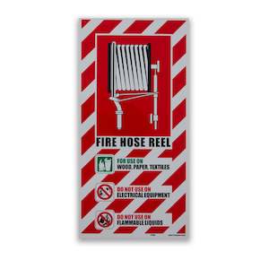 Extinguisher Signage: Fire Hose Reel Blazon