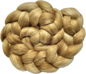 Honey - Fine Merino and Silk Sliver