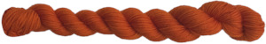 Sock yarn Mini Skein - Burnt Orange