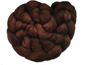 Chocolate - Fine Merino and Silk Sliver