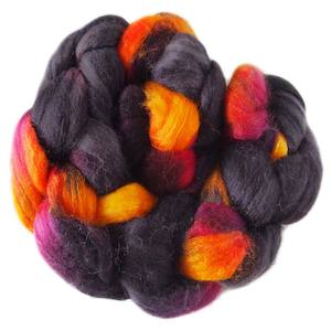 Embers - Fine Merino and Silk Sliver