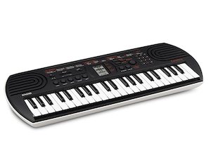 Casio SA-81 44-Key Mini Keyboard - Black/Grey - Fiddle Violin Guitar