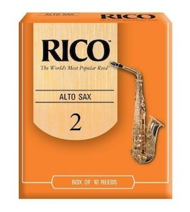 Rico Alto Sax Reed (box of 10) Made in USA - Fiddle Violin Guitar